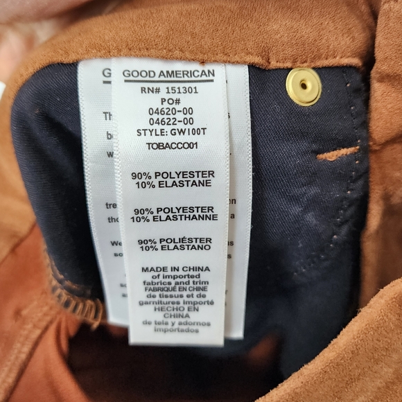 Good American Good waist faux suede pants - Picture 10 of 10
